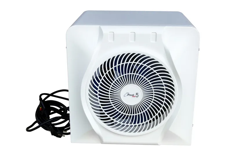 Poolvärmepump 5kW till ovanmarkspool | Splash - Vit - Vit - Trädgård & spabad - Utomhusbad - Pool & spatillbehör - Poolvärme - Poolvärmare