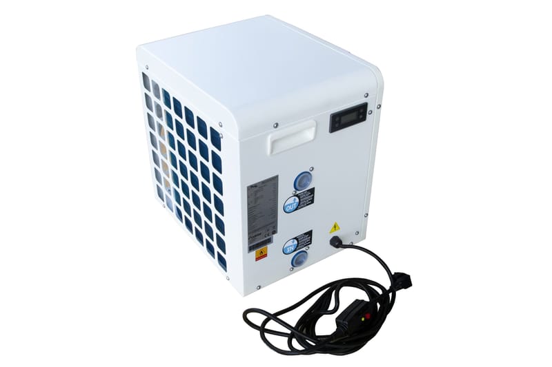 Poolvärmepump 5kW till ovanmarkspool | Splash - Vit - Vit - Trädgård & spabad - Utomhusbad - Pool & spatillbehör - Poolvärme - Poolvärmare