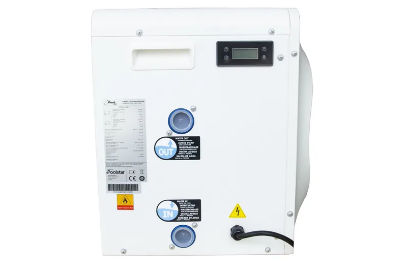 Poolvärmepump 5kW till ovanmarkspool | Splash - Vit - Vit - Trädgård & spabad - Utomhusbad - Pool & spatillbehör - Poolvärme - Poolvärmare