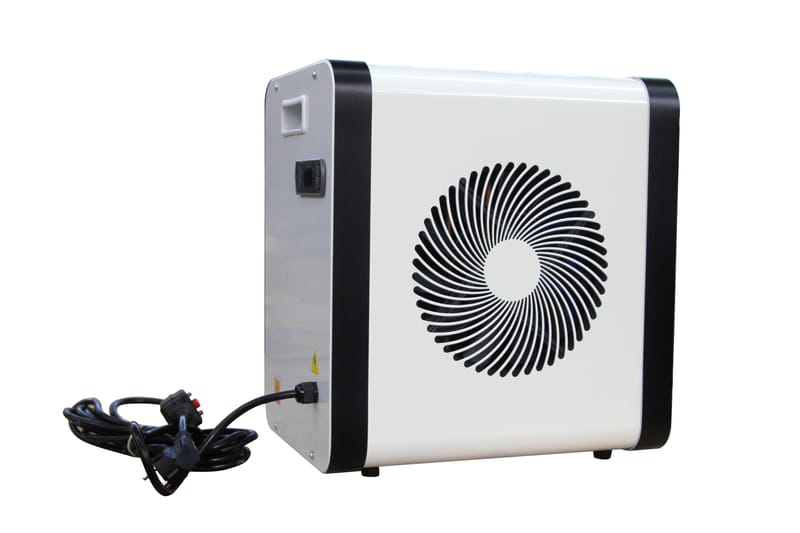 Poolvärmepump 5kW till ovanmarkspool | Splash - Vit/svart - Trädgård & spabad - Utomhusbad - Pool & spatillbehör - Poolvärme - Poolvärmare