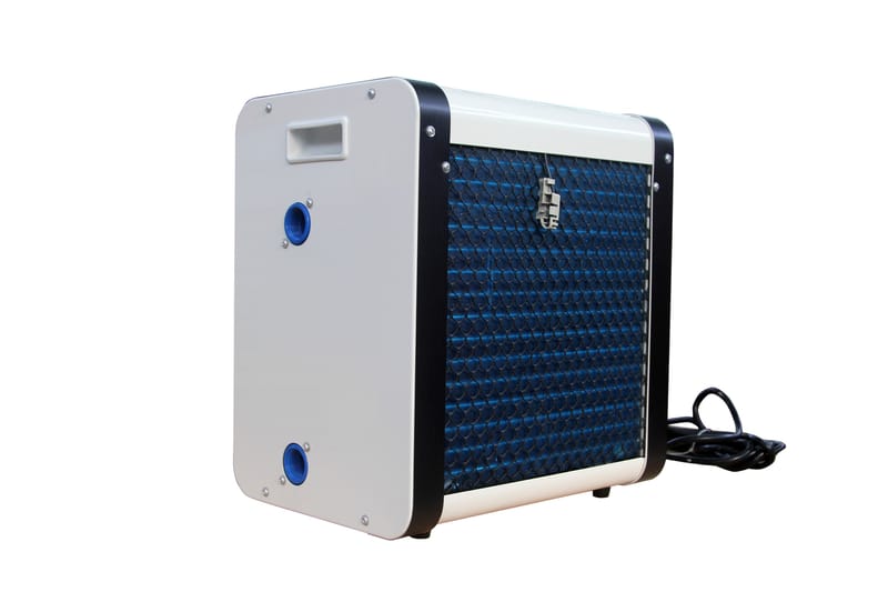 Poolvärmepump 5kW till ovanmarkspool | Splash - Vit/svart - Trädgård & spabad - Utomhusbad - Pool & spatillbehör - Poolvärme - Poolvärmare