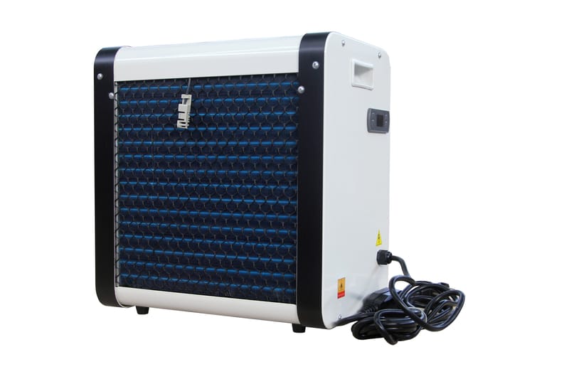 Poolvärmepump 5kW till ovanmarkspool | Splash - Vit/svart - Trädgård & spabad - Utomhusbad - Pool & spatillbehör - Poolvärme - Poolvärmare