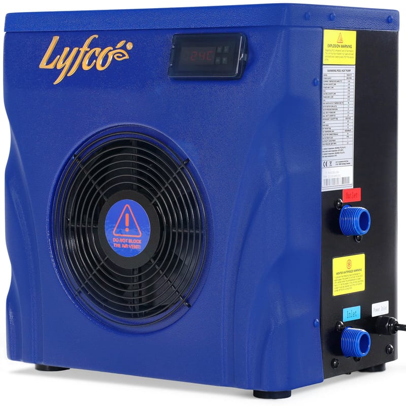 Poolvärmepump Splash 3,4kW till ovanmarkspool - Trädgård & spabad - Utomhusbad - Pool & spatillbehör - Poolvärme - Poolvärmepump