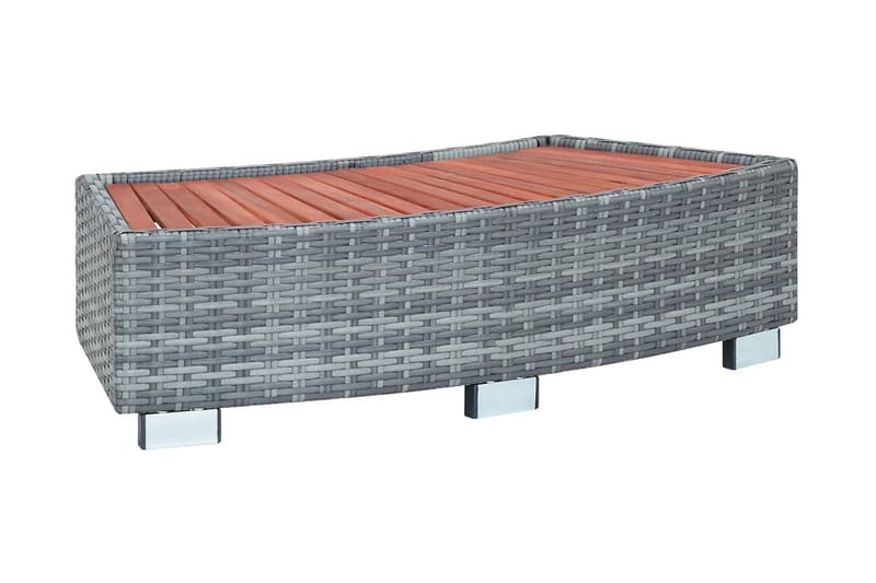 Spatrappa grå konstrotting 92x45x25 cm - Grå - Trädgård & spabad - Utomhusbad - Pool & spatillbehör - Spabadstrappa