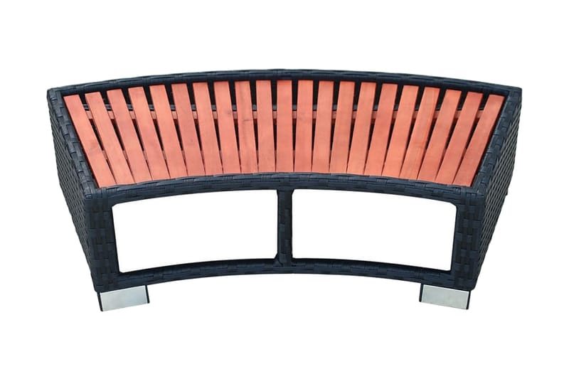 Spatrappa konstrotting 92x45x25 cm svart - Svart - Trädgård & spabad - Utomhusbad - Pool & spatillbehör - Spabadstrappa