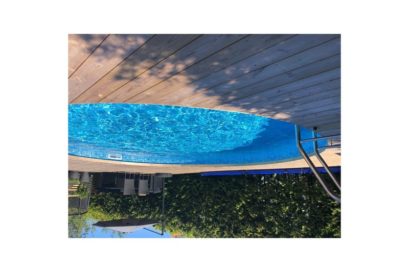 Stålväggspool Planet Pool Premium Rund Ø 3,5 m, Persia Blå, 1,2 m - Ø 3,5 m, Persia Blå, 1,2 m - Trädgård & spabad - Utomhusbad - Pool - Pool ovan mark