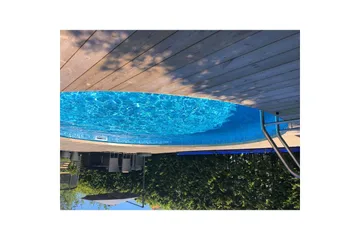 Stålväggspool Planet Pool Premium Rund Ø 3,5 m, Persia Blå, 1,5 m - Ø 3,5 m, Persia Blå, 1,5 m - Trädgård & spabad - Utomhusbad - Pool - Pool ovan mark