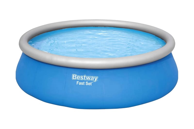 Bestway Uppblåsbar pool Fast Set rund 457x122 cm - Uppblåsbar pool & plastpool