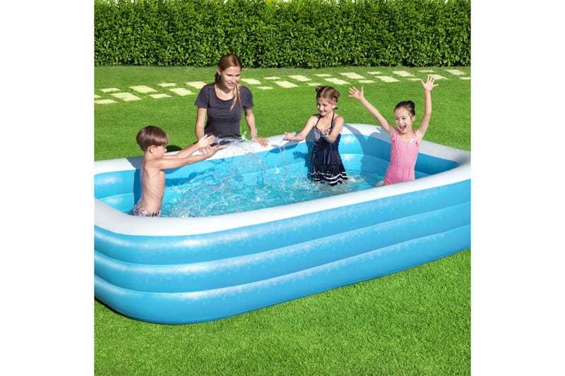 Bestway Uppblåsbar pool 305x183x56 cm - Uppblåsbar pool & plastpool