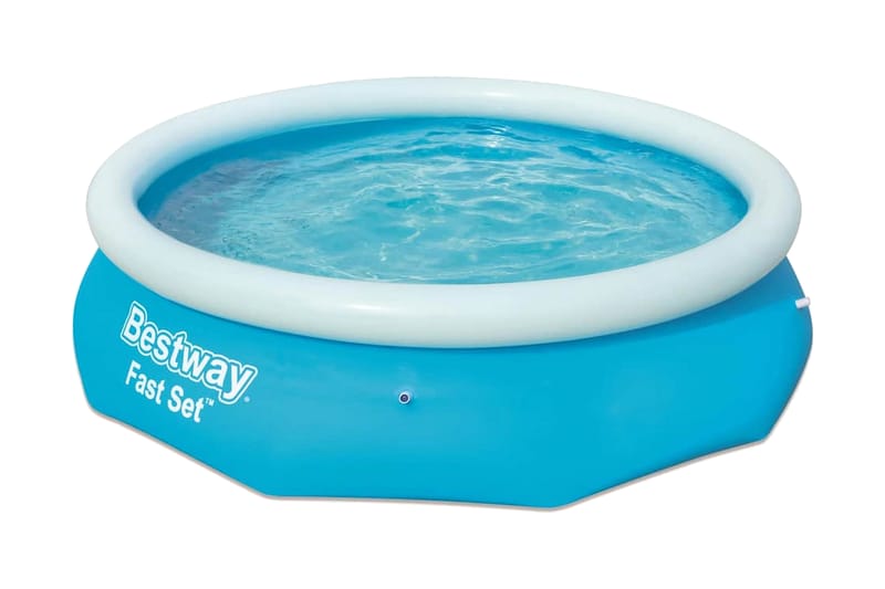 Bestway Pool uppblåsbar Fast Set rund 305x76 cm 57266 - Uppblåsbar pool & plastpool