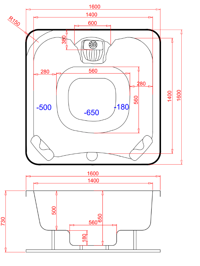 Spabad Foibe - 4 personer | Balboa VL260 | Lyfco - Trädgård & spabad - Utomhusbad - Spabad - Utespa