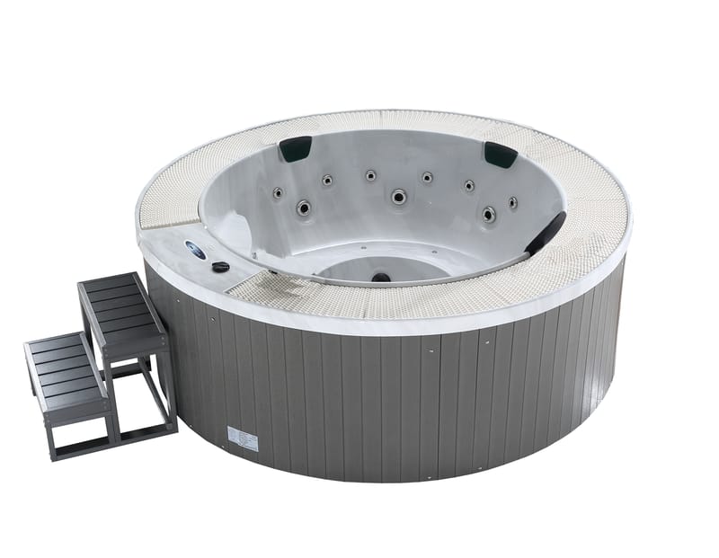 Spabad Galaxy | Ø220cm runt utespa | 21 jets massage | Balboa® styrsystem & Lucite® akryl - Trädgård & spabad - Utomhusbad - Spabad - Utespa