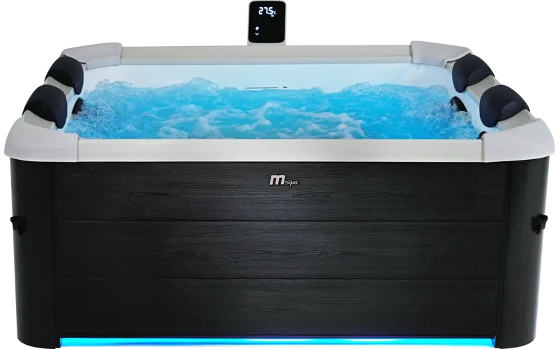 Spabad MSpa F-OS063W Oslo Frame 4 pers - Inklusive Startpaket Spabadsrengöring - Svart - Trädgård & spabad - Utomhusbad - Spabad - Utespa