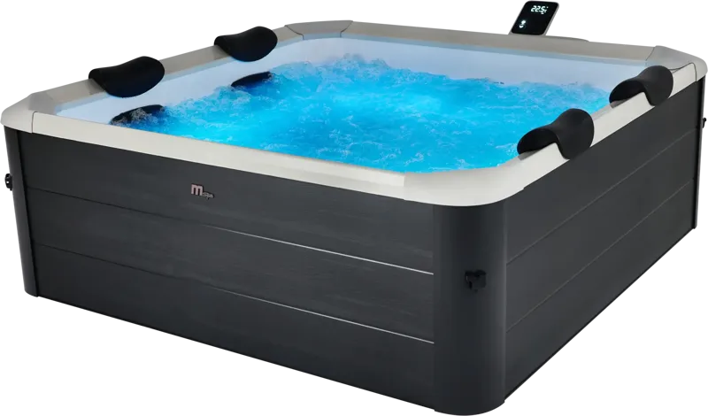 Spabad MSpa F-OS063WAP Oslo Plus XL Aero Frame 4 pers - Inklusive Startpaket Spabadsrengöring - Svart - Trädgård & spabad - Utomhusbad - Spabad - Utespa