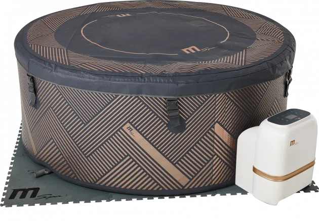 Spabad MSpa Mono Frame för 8 personer - Inklusive Startpaket Spabadsrengöring - Trädgård & spabad - Utomhusbad - Spabad - Uppblåsbart spa