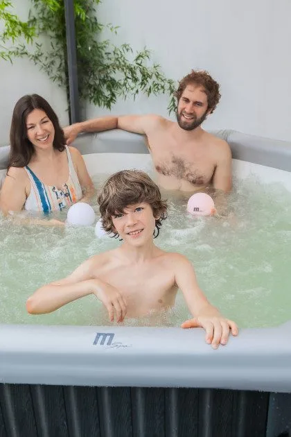 Spabad MSpa Tuscany Frame för 6 personer - Inklusive Startpaket Spabadsrengöring - Trädgård & spabad - Utomhusbad - Spabad - Uppblåsbart spa