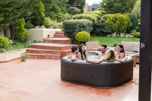 Spabad MSpa Vito Urban för 6 personer - Inklusive Startpaket Spabadsrengöring - Trädgård & spabad - Utomhusbad - Spabad - Uppblåsbart spa