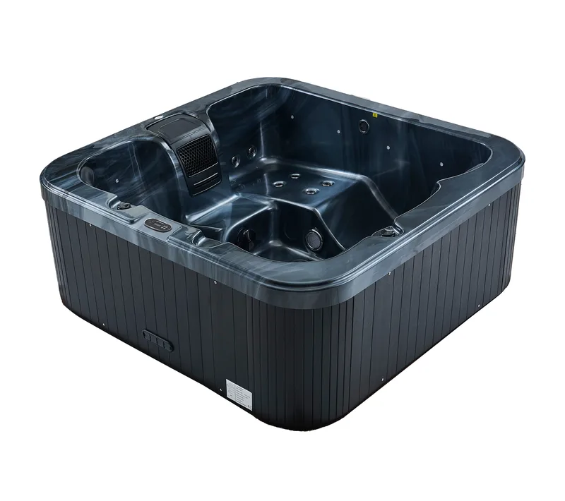 Spabad Zeus Blackline | 190x190cm | 6 personer | Balboa® & Lucite®, undefined