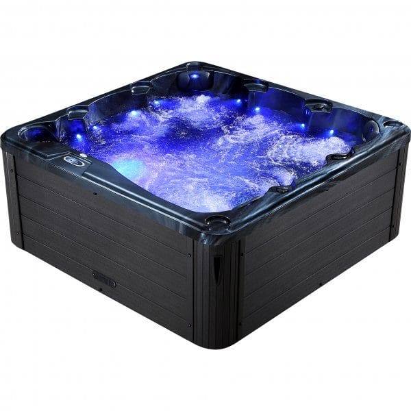 Spabad Poseidon Blackline – 5–6 personer | Lucite® akryl, Gecko® cirkulationspump & Balboa® system | 2026 - Trädgård & spabad - Utomhusbad - Spabad - Utespa