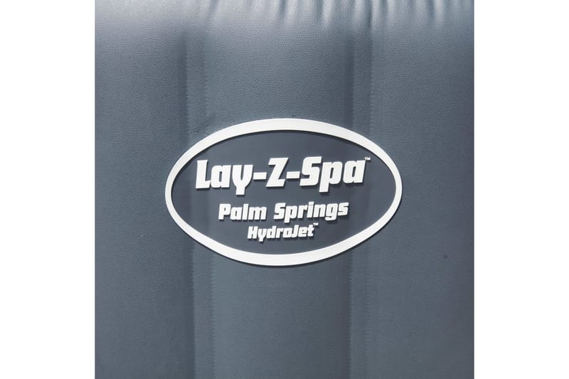 Bestway Uppblåsbart spabad Lay-Z-Spa Palm Springs HydroJet - Grå - Uppblåsbart spa