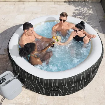 Lay-Z Spa Hollywood Airjet | Bestway uppblåsbart spabad 4-6 personer - Trädgård & spabad - Utomhusbad - Spabad - Uppblåsbart spa