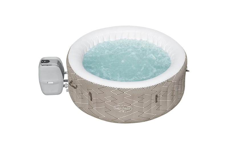 Lay-Z Spa Madrid AirJet uppblåsbart spabad 2-4 personer Beig - Bestway - Trädgård & spabad - Utomhusbad - Spabad - Uppblåsbart spa