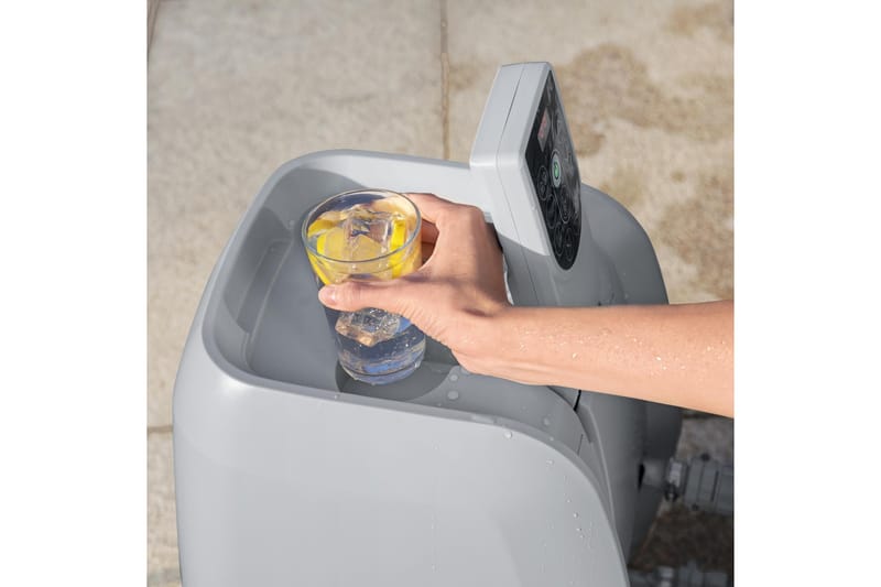 Lay-Z Spa Madrid AirJet uppblåsbart spabad 2-4 personer Beig - Bestway - Trädgård & spabad - Utomhusbad - Spabad - Uppblåsbart spa
