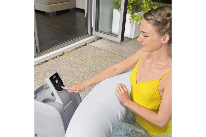Lay-Z Spa Tahiti Airjet uppblåsbart spabad 2-4 personer Beig - Bestway - Trädgård & spabad - Utomhusbad - Spabad - Uppblåsbart spa