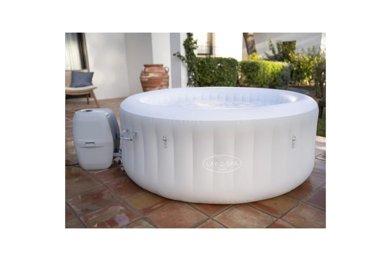 Lay-Z Spa Tahiti Airjet uppblåsbart spabad 2-4 personer Beig - Bestway - Trädgård & spabad - Utomhusbad - Spabad - Uppblåsbart spa