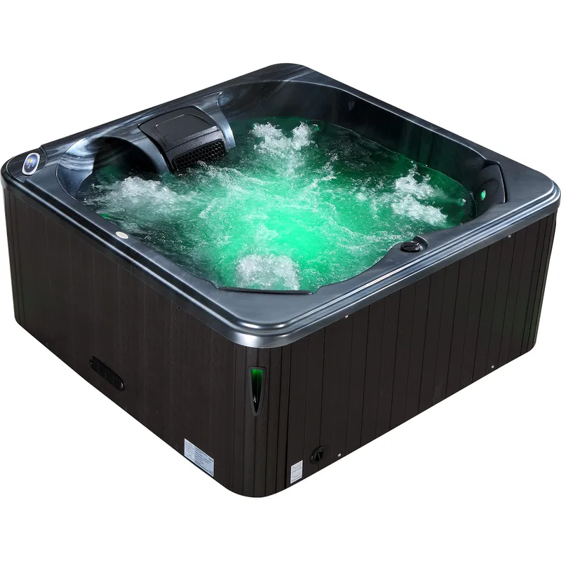 Spabad Foibe Blackline - 4 personer | Balboa VL260 | Lyfco - Trädgård & spabad - Utomhusbad - Spabad - Utespa