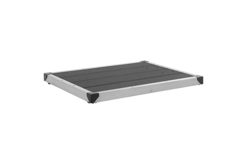 Trädgårdsdusch med grått golv 230 cm rostfritt stål - Trädgård & spabad - Utomhusbad - Utedusch - Utedusch utan värme