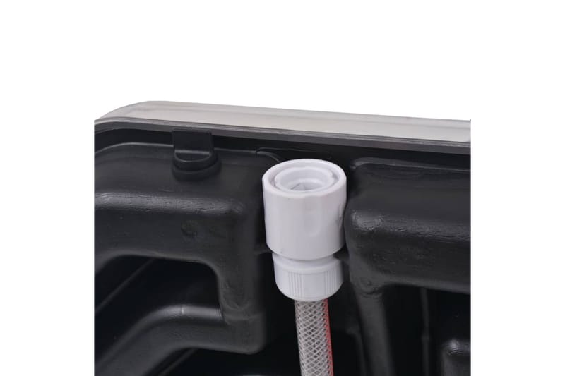 Soldusch 20 L aluminium HDPE - Svart - Trädgård & spabad - Utomhusbad - Utedusch - Utedusch soluppvärmd