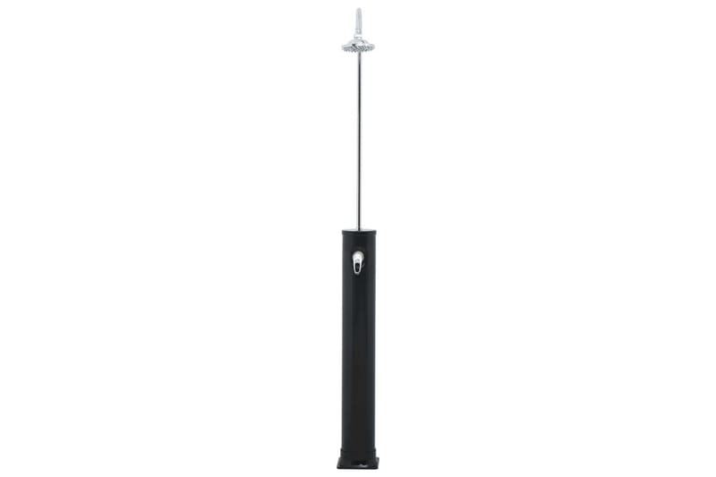 Soldusch svart 214 cm 20 L - Svart - Trädgård & spabad - Utomhusbad - Utedusch - Utedusch soluppvärmd