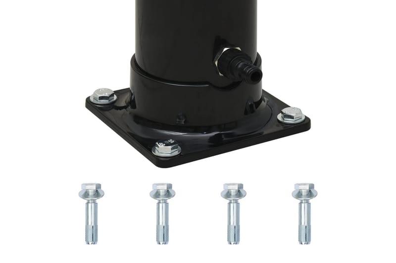 Soldusch svart 214 cm 20 L - Svart - Trädgård & spabad - Utomhusbad - Utedusch - Utedusch soluppvärmd