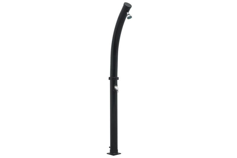 Soldusch svart 214 cm 20 L - Svart - Trädgård & spabad - Utomhusbad - Utedusch - Utedusch soluppvärmd