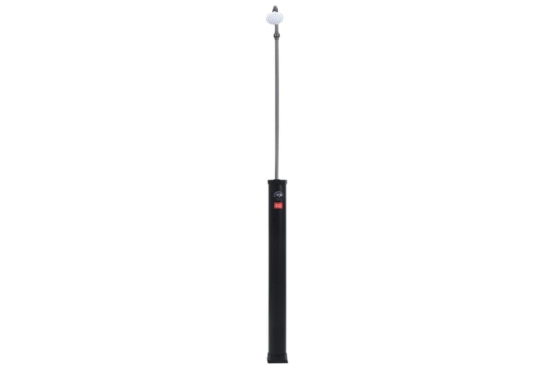 Soldusch svart 215 cm 8 L - Svart - Trädgård & spabad - Utomhusbad - Utedusch - Utedusch soluppvärmd