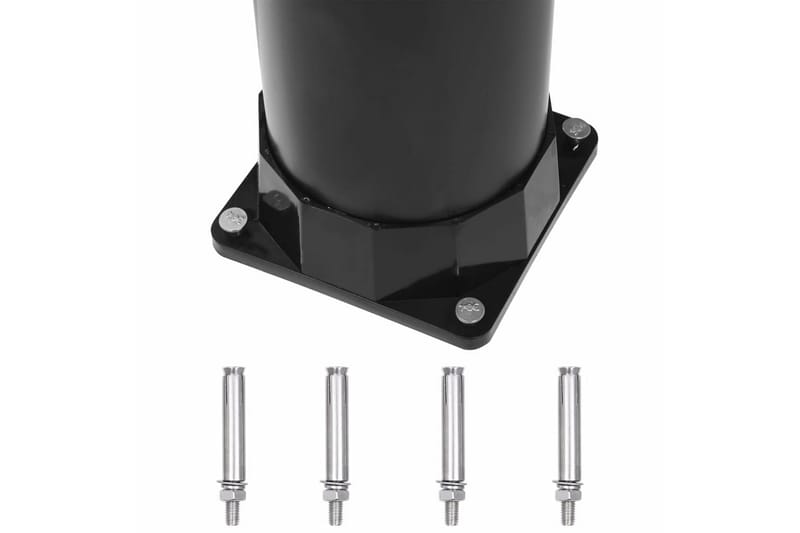 Soldusch svart 215 cm 8 L - Svart - Trädgård & spabad - Utomhusbad - Utedusch - Utedusch soluppvärmd