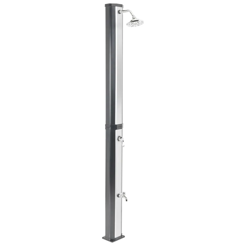 Utomhusdusch Topocalma, Svart/ Silver