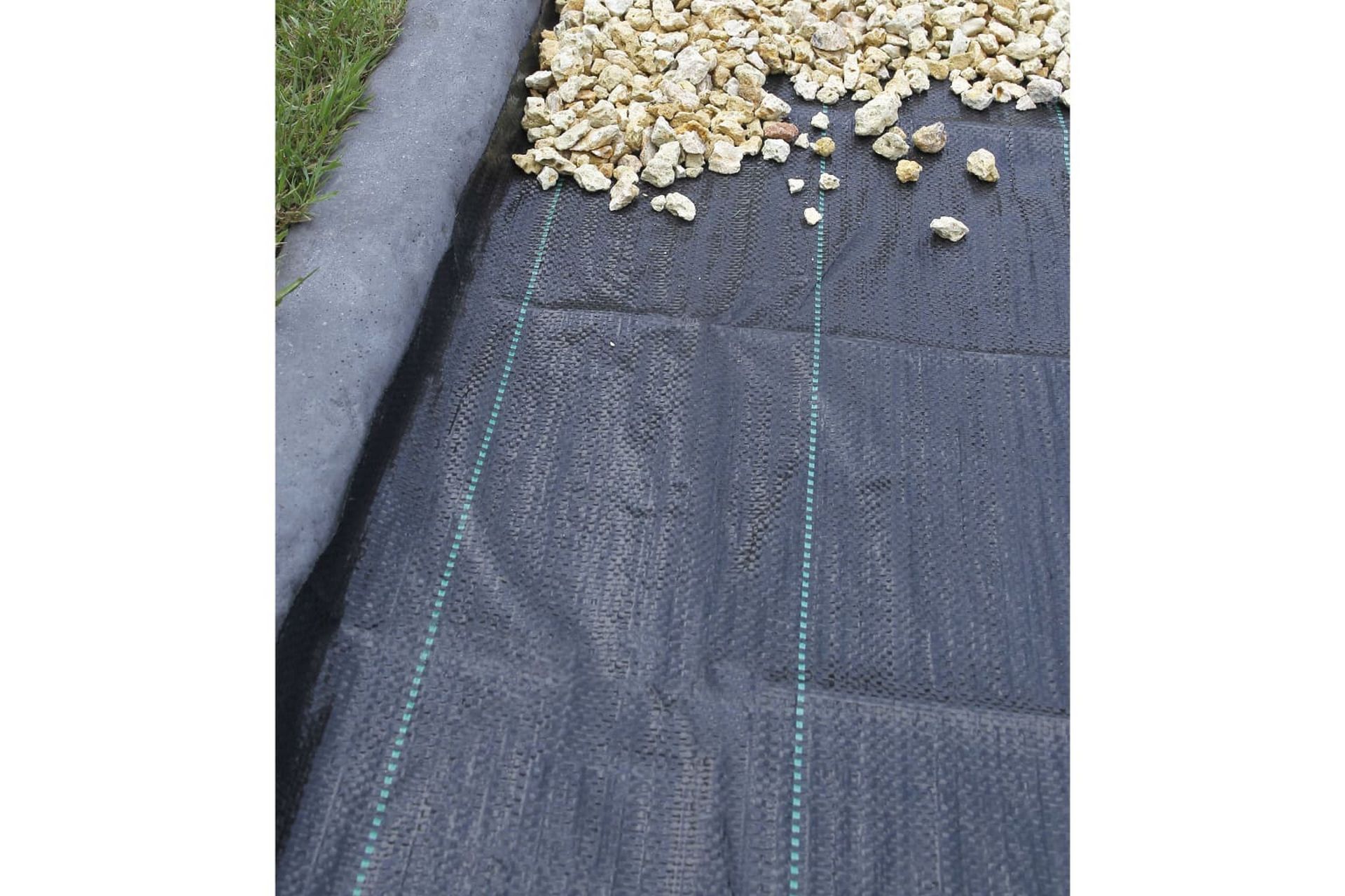 Alternativ bild 0 för Nature Nature Ogräsbekämpning agrotextil, 2 x 10 m, svart