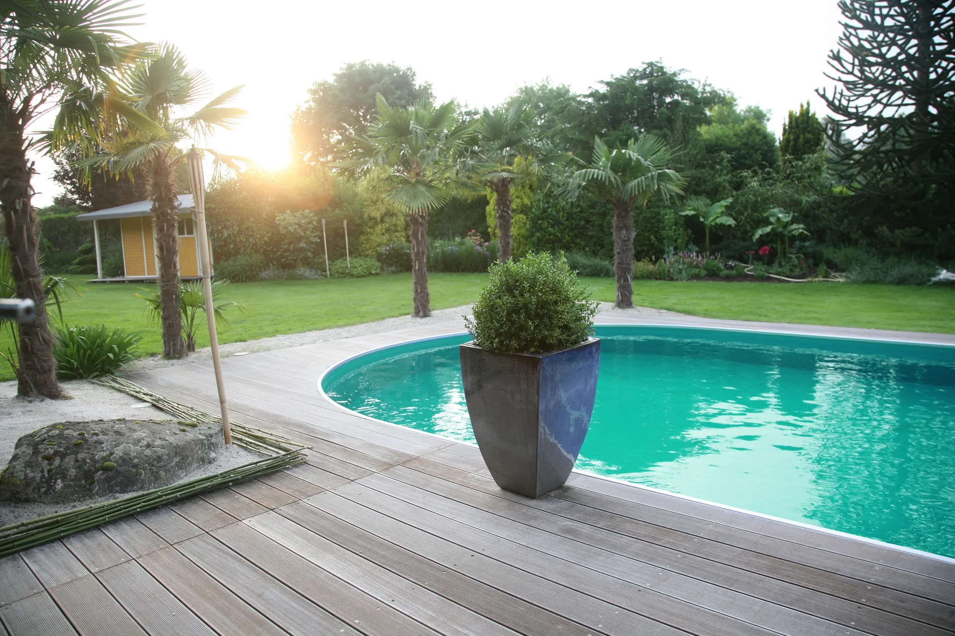 Planet Pool Stålväggspool Premium Oval 8,0x4,2x1,5m Inbyggd - Planet Pool