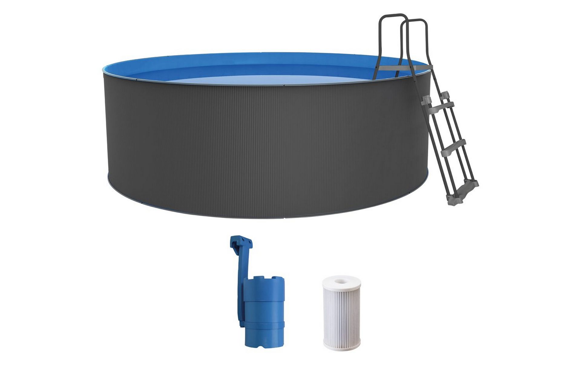 Alternativ bild 1 för Santorini Pool Round Ø350 x 90 cm 8.150 L