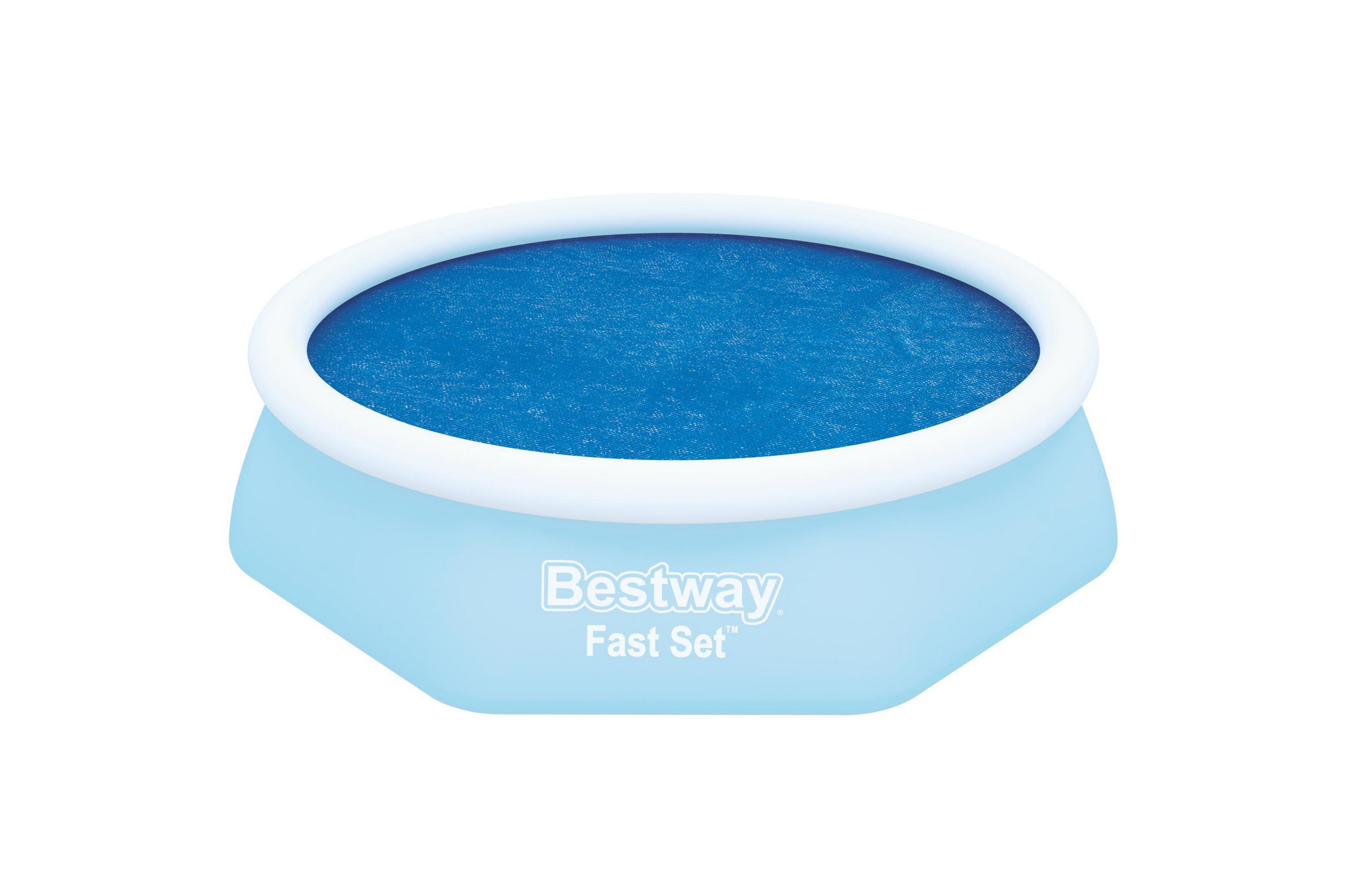 Bestway Flowclear solskydd/poolöverdrag till ovanmarkpool - 2,44m Bl 208-1-152