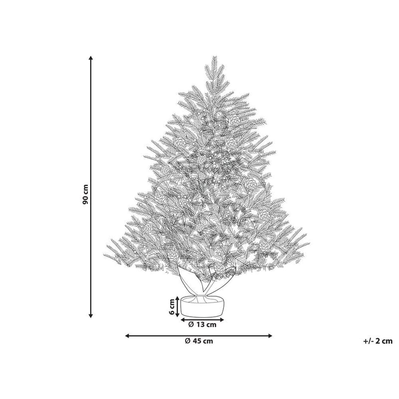 Konstgjord Snöig Julgran Maligne - Inredning - Julpynt & helgdekoration - Julpynt & juldekoration - Plastgran