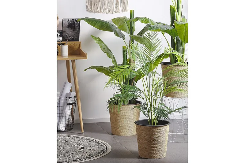 Konstgjord växt Areca Palm 12x12x124 cm - 12x12x124 cm - Utemöbler - Balkong - Balkongodling - Balkongblommor