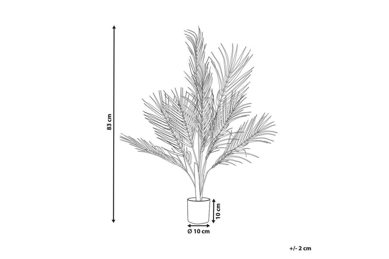 Konstgjord växt Areca Palm 10x10x83 cm - 10x10x83 cm - Utemöbler - Balkong - Balkongodling - Balkongblommor