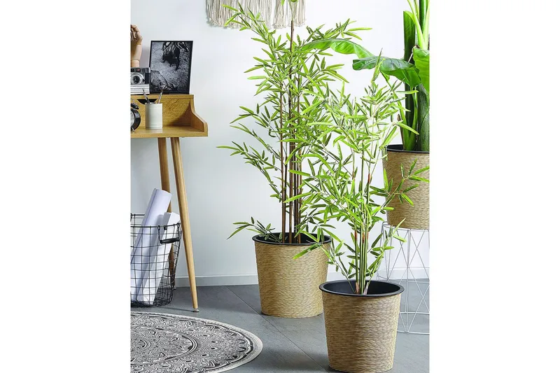 Konstgjord växt Bambusa Vulgaris 9x9x100 cm - 9x9x100 cm - Utemöbler - Balkong - Balkongodling - Balkongblommor