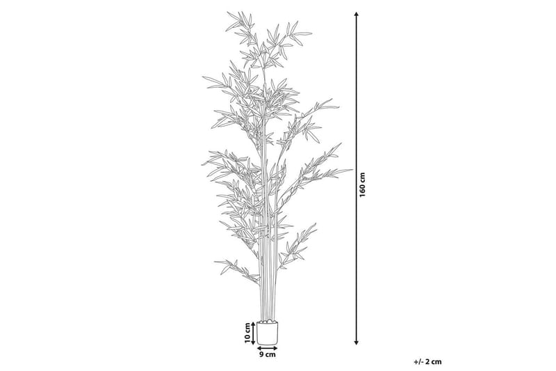 Konstgjord växt Bambusa Vulgaris 9x9x160 cm - 9x9x160 cm - Utemöbler - Balkong - Balkongodling - Balkongblommor