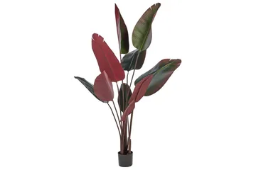 Konstgjord växt Banana Tree Grön/svart/röd, 95x95x170 cm - Grön/svart/röd, 95x95x170 cm - Inredning - Konstgjorda växter & plastväxter