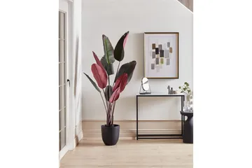 Konstgjord växt Banana Tree Grön/svart/röd, 95x95x170 cm - Grön/svart/röd, 95x95x170 cm - Inredning - Konstgjorda växter & plastväxter