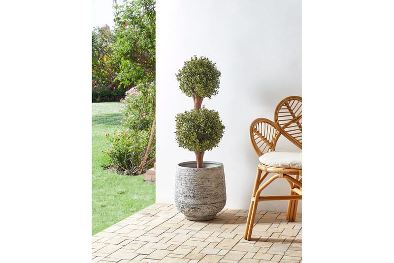 Konstgjord växt Buxus Ball Tree 38x38x92 cm - 38x38x92 cm - Utemöbler - Balkong - Balkongodling - Balkongblommor